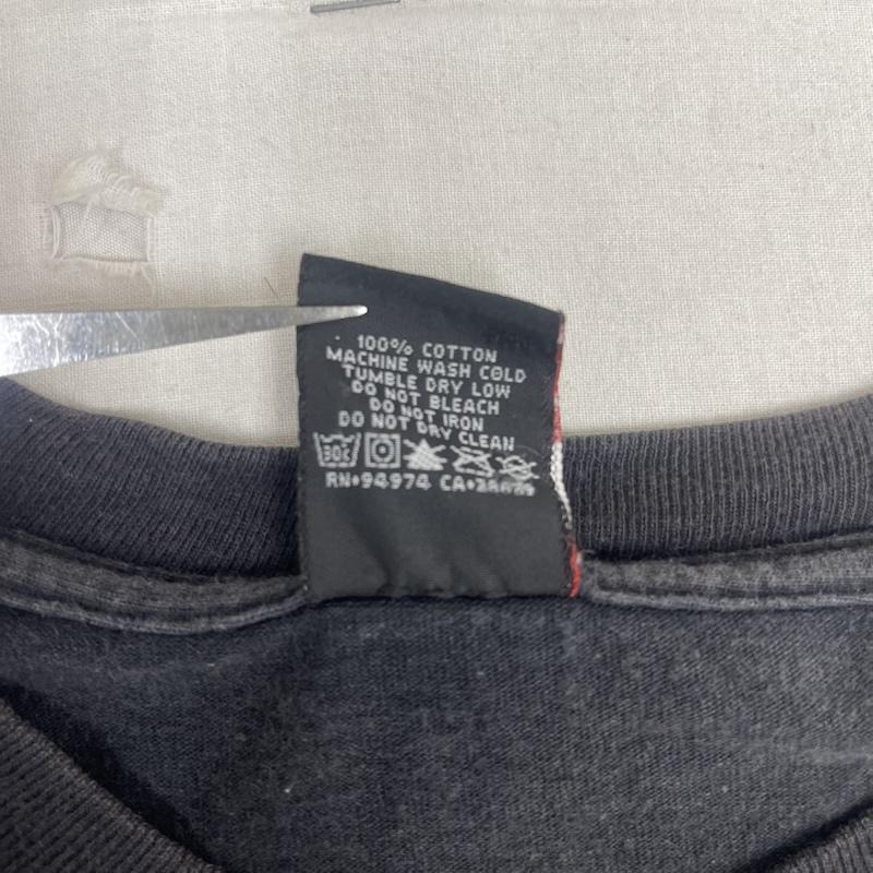 ステューシー STUSSY Tシャツ 半袖 00s Josh Cheuse コラボ プリント Tシャツ カットソー L 黒 / ブラック / black メンズ USED 古着 中古 50166997