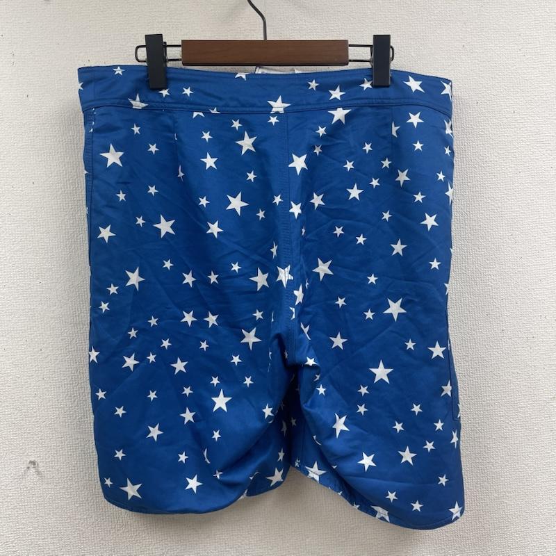 ステューシー STUSSY パンツ ショートパンツ 星柄 総柄 サーフ 水陸 ショート パンツ ショーツ ワークパンツ 34 青 / ブルー / blue メンズ USED 古着 中古 50166998