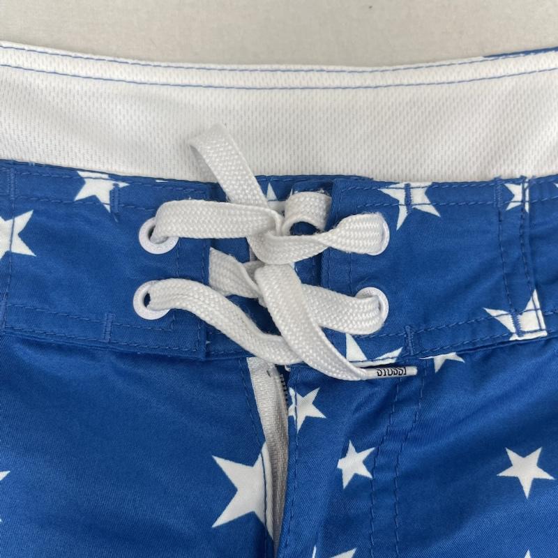 ステューシー STUSSY パンツ ショートパンツ 星柄 総柄 サーフ 水陸 ショート パンツ ショーツ ワークパンツ 34 青 / ブルー / blue メンズ USED 古着 中古 50166998