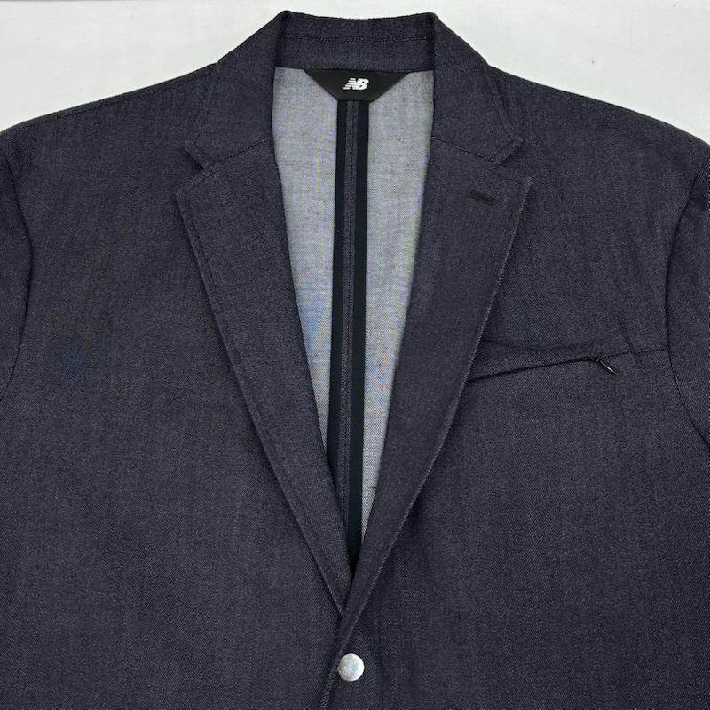 ニューバランス New Balance スーツ スーツ MET24 Denim デニム 2B シングル テーラード ジャケット スリム テーパード パンツ セットアップ XL メンズ USED 古着 中古 50167002