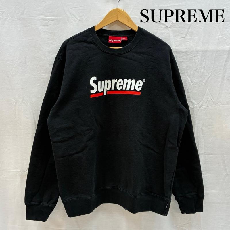 シュプリーム Supreme トレーナー 長袖 20ss Underline Crewneck Sweatshirt アンダーライン クルーネック スウェット トレーナー L メンズ USED 古着 中古 50167003