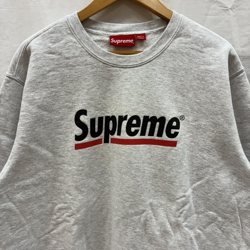 シュプリーム Supreme トレーナー 長袖 20ss Underline Crewneck Sweatshirt アンダーライン クルーネック スウェット トレーナー L メンズ USED 古着 中古 50167004