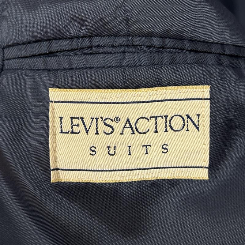 リーバイス Levi s ジャケット、上着 ジャケット、ブレザー STA-PREST ACTION 70-80年代 USA製 ビンテージ スタプレ 2B テーラード ジャケット 42 紺 / ネイビー / navy メンズ USED 古着 中古 50167015