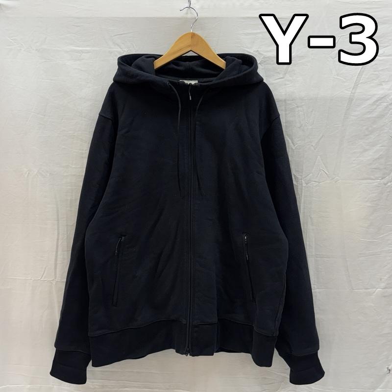 ワイスリー Y-3 パーカー 長袖 FN3363 クラシック バックロゴ フルジップ フーディ スウェット パーカー XXL 黒 / ブラック / black メンズ USED 古着 中古 50167017