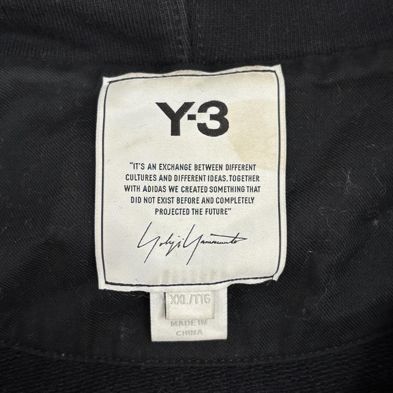 ワイスリー Y-3 パーカー 長袖 FN3363 クラシック バックロゴ フルジップ フーディ スウェット パーカー XXL 黒 / ブラック / black メンズ USED 古着 中古 50167017