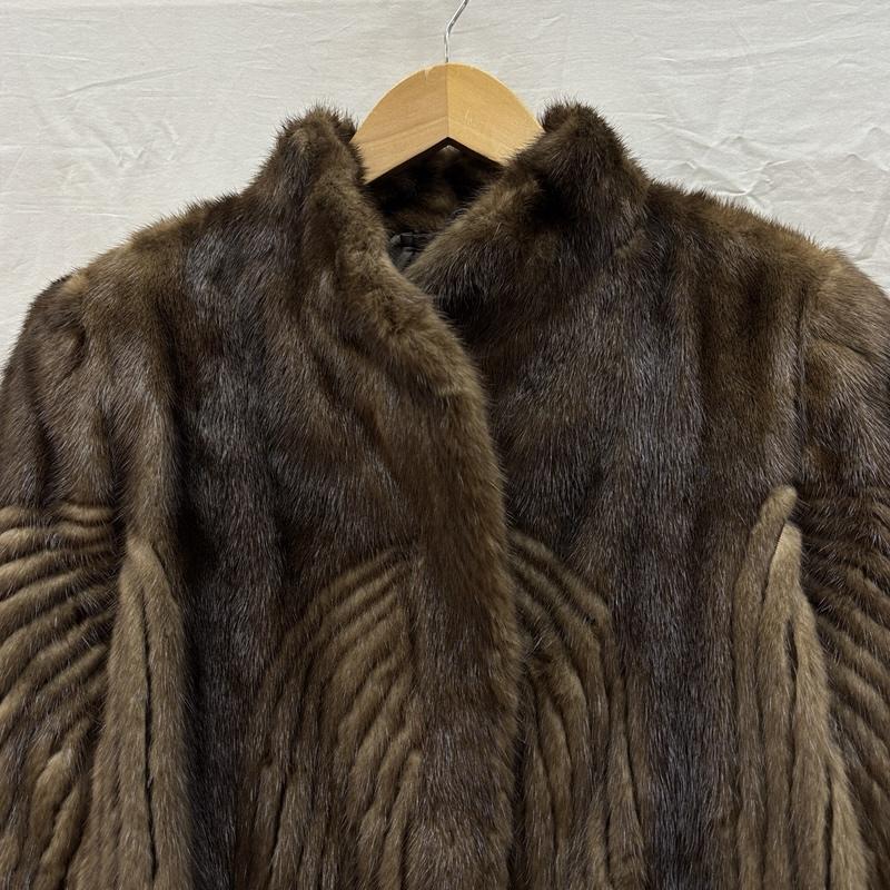 サガミンク SAGA MINK ジャケット、上着 ジャンパー、ブルゾン SAGA MINK ショールカラー ファー ジャケット フロントホック - レディース USED 古着 中古 50167021