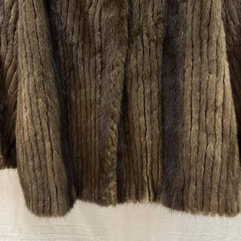サガミンク SAGA MINK ジャケット、上着 ジャンパー、ブルゾン SAGA MINK ショールカラー ファー ジャケット フロントホック - レディース USED 古着 中古 50167021
