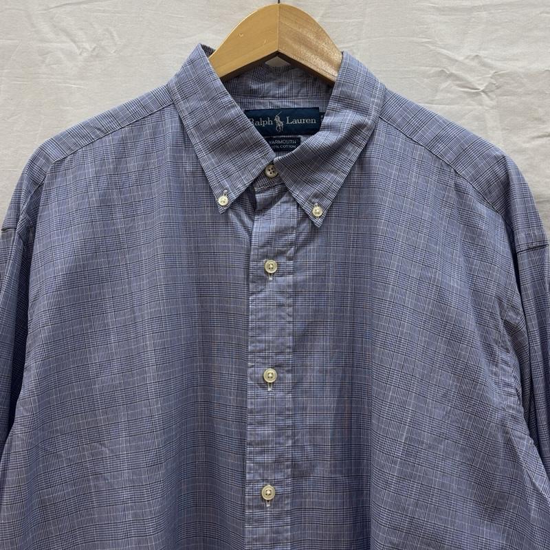 ラルフローレン RALPHLAUREN シャツ、ブラウス 長袖 90年代 ビンテージ 香港製 YARMOUTH ヤーマス ボタンダウン 長袖 シャツ 90s VINTAGE - メンズ USED 古着 中古 50167025