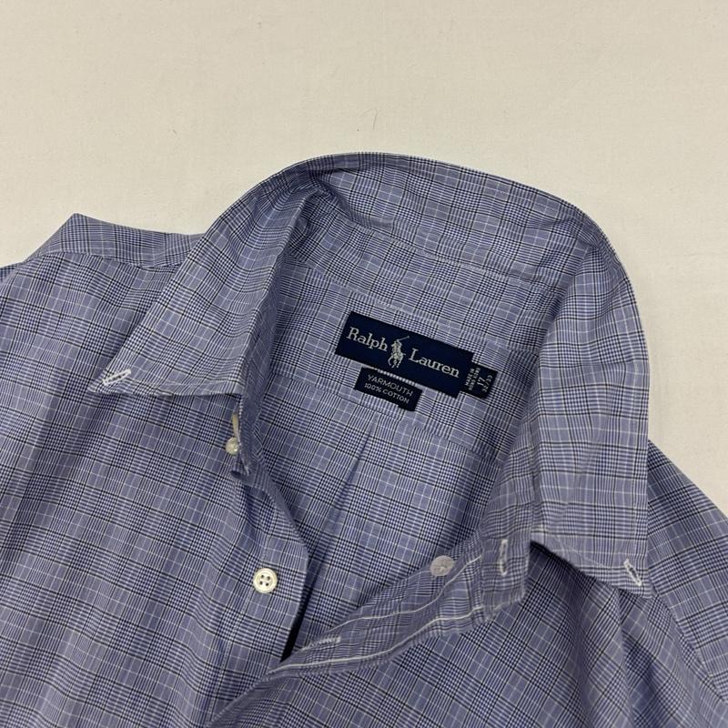 ラルフローレン RALPHLAUREN シャツ、ブラウス 長袖 90年代 ビンテージ 香港製 YARMOUTH ヤーマス ボタンダウン 長袖 シャツ 90s VINTAGE - メンズ USED 古着 中古 50167025