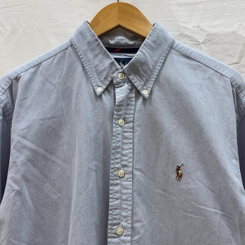 ラルフローレン RALPHLAUREN シャツ、ブラウス 長袖 CLASSIC FIT オックスフォード ボタンダウン 長袖 シャツ L 水色 / ライトブルー / メンズ USED 古着 中古 50167026