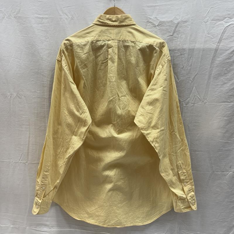 ラルフローレン RALPHLAUREN シャツ、ブラウス 長袖 90年代 ビンテージ モーリシャス製 ボタンダウン 長袖 シャツ 90s VINTAGE L 黄 / イエロー / yellow メンズ USED 古着 中古 50167027