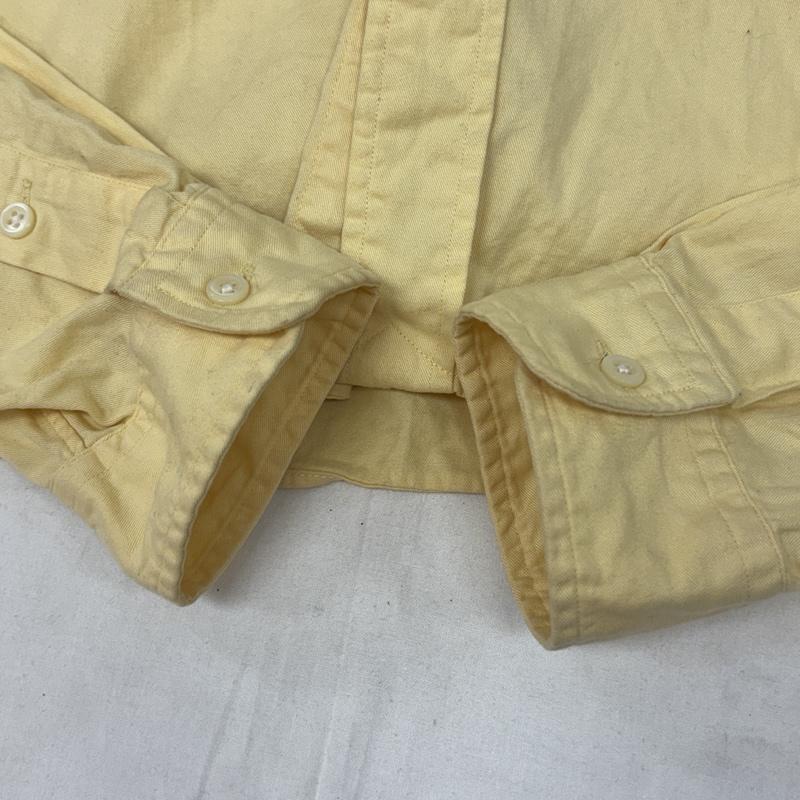 ラルフローレン RALPHLAUREN シャツ、ブラウス 長袖 90年代 ビンテージ モーリシャス製 ボタンダウン 長袖 シャツ 90s VINTAGE L 黄 / イエロー / yellow メンズ USED 古着 中古 50167027