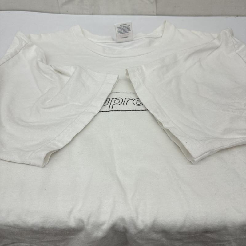シュプリーム Supreme Tシャツ 半袖 21SS KAWS Chalk Logo Tee BOX ロゴ プリント Tシャツ L 白 / ホワイト / white メンズ USED 古着 中古 50167029