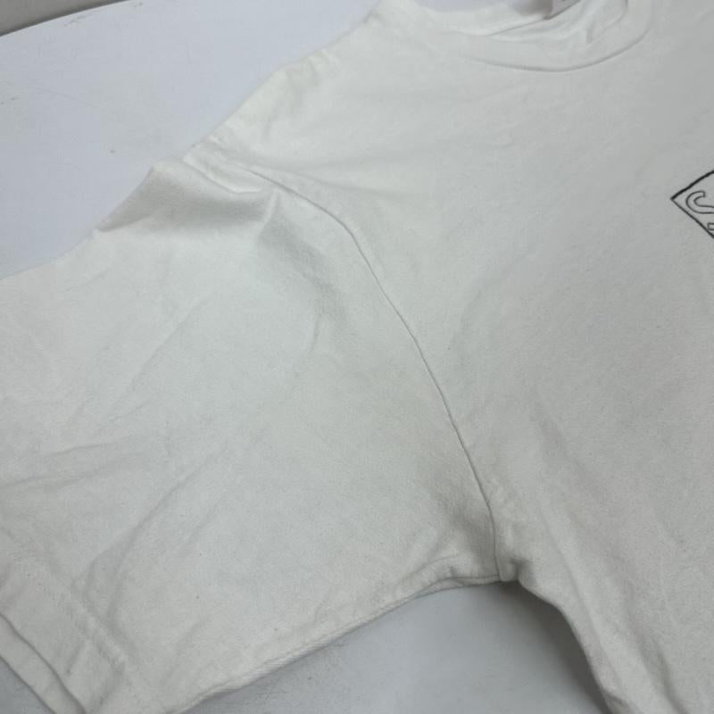 シュプリーム Supreme Tシャツ 半袖 21SS KAWS Chalk Logo Tee BOX ロゴ プリント Tシャツ L 白 / ホワイト / white メンズ USED 古着 中古 50167029