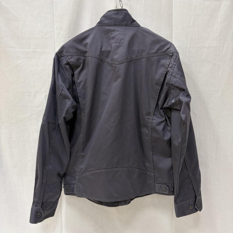 ディッキーズ Dickies ジャケット、上着 ジャンパー、ブルゾン ブルゾン ワッペン ワークジャケット L 無地 X ロゴ、文字 ダークグレー / ダークグレー / メンズ USED 古着 中古 50167031