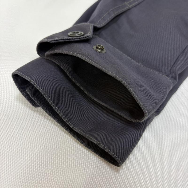 ディッキーズ Dickies ジャケット、上着 ジャンパー、ブルゾン ブルゾン ワッペン ワークジャケット L 無地 X ロゴ、文字 ダークグレー / ダークグレー / メンズ USED 古着 中古 50167031