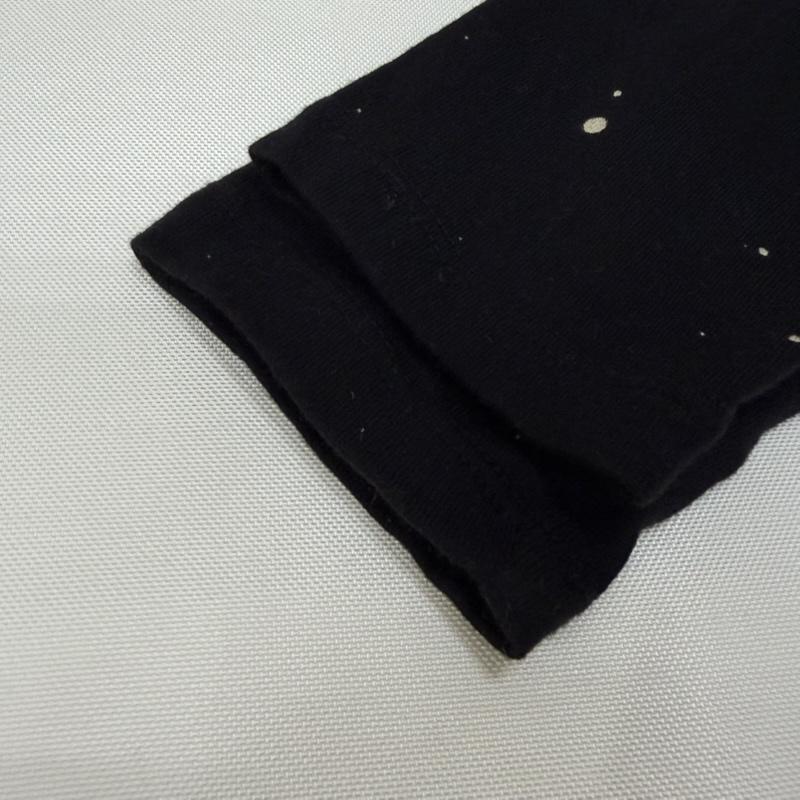 シウ゛ァーライズ CIVARIZE カットソー 長袖 有刺鉄線 六芒星 space universe 44 総柄 黒 / ブラック / black メンズ USED 古着 中古 50167032