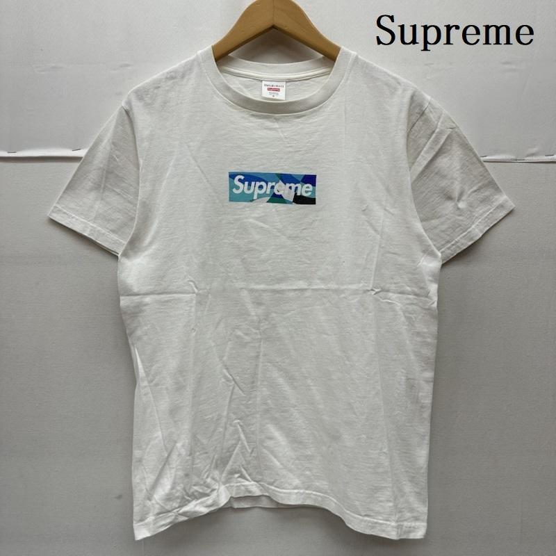シュプリーム Supreme Tシャツ 半袖 Emilio Pucci Box Logo Tee ロゴ プリント Tシャツ S 白 / ホワイト / white メンズ USED 古着 中古 50167033