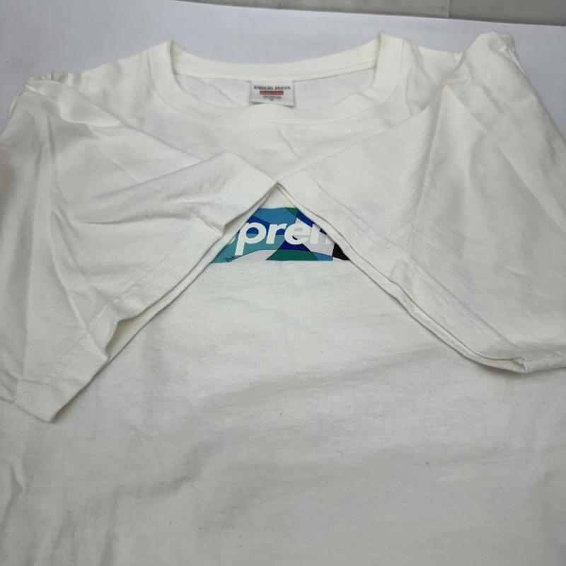 シュプリーム Supreme Tシャツ 半袖 Emilio Pucci Box Logo Tee ロゴ プリント Tシャツ S 白 / ホワイト / white メンズ USED 古着 中古 50167033