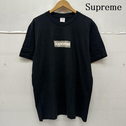 シュプリーム Supreme Tシャツ 半袖 22SS Burberry Box Logo Tee ロゴ プリント Tシャツ M 黒 / ブラック / black メンズ USED 古着 中古 50167034