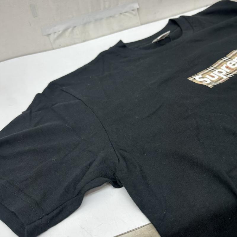シュプリーム Supreme Tシャツ 半袖 22SS Burberry Box Logo Tee ロゴ プリント Tシャツ M 黒 / ブラック / black メンズ USED 古着 中古 50167034