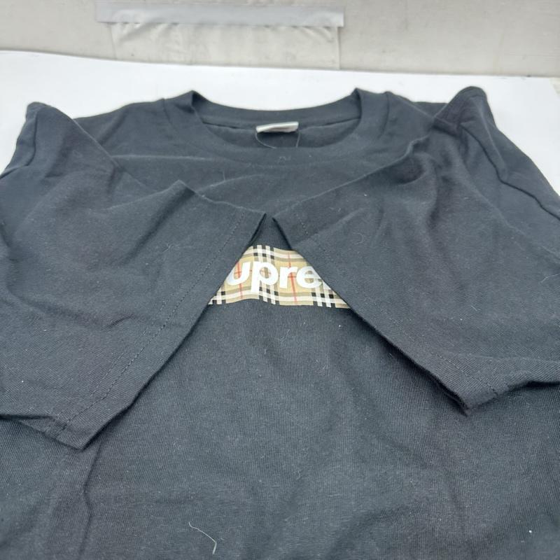 シュプリーム Supreme Tシャツ 半袖 22SS Burberry Box Logo Tee ロゴ プリント Tシャツ M 黒 / ブラック / black メンズ USED 古着 中古 50167034