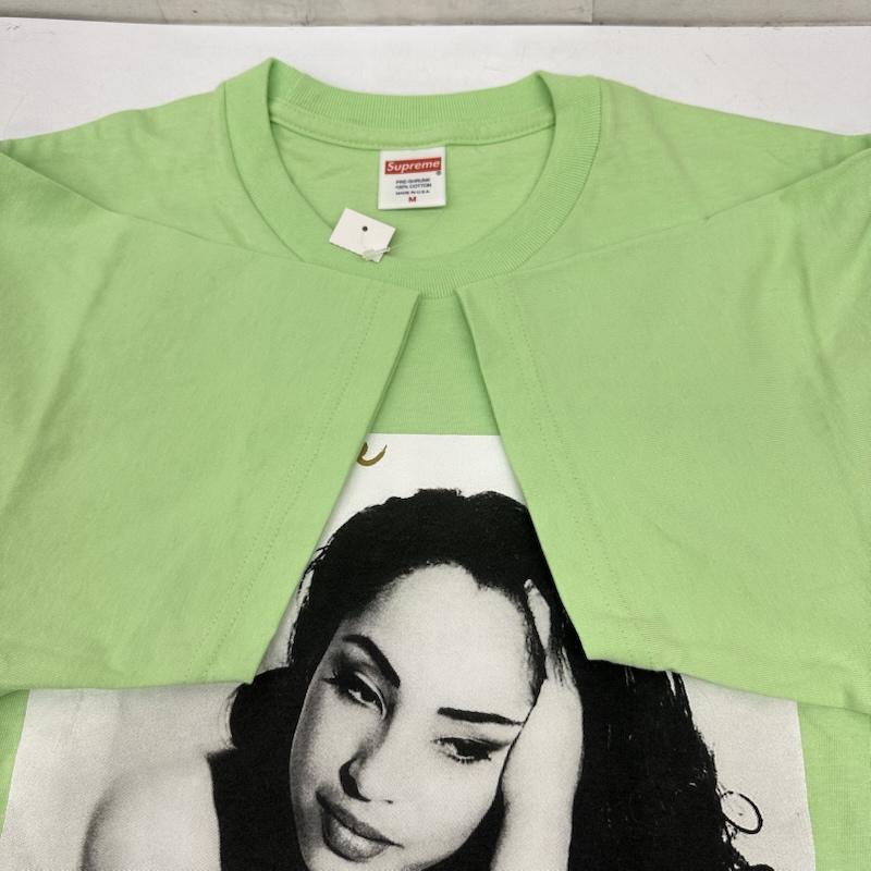 シュプリーム Supreme Tシャツ 半袖 17ss Sade Tee フォト メッセージ プリント Tシャツ M 薄緑 / ライトグリーン / メンズ USED 古着 中古 50167035