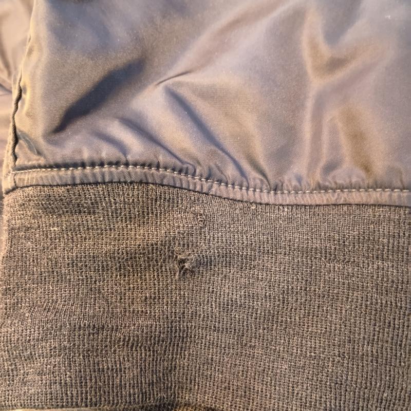 ドゥニーム Denime ジャケット、上着 フライトジャケット 旧タグ MA-1 フライトジャケット リバーシブル ririZIP ダブルジッパー SHINS 40 無地 黒 / ブラック / black X 橙 / オレンジ / orange メンズ USED 古着 中古 50167037