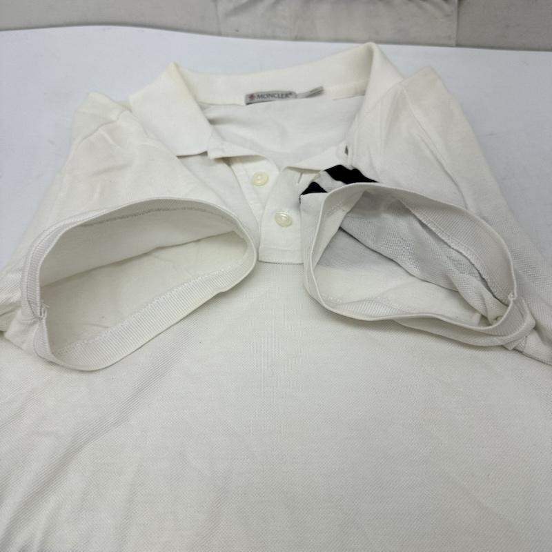 モンクレール MONCLER ポロシャツ 半袖 MAGLIA POLO MANICA CORTA ロゴ ワッペン ポロシャツ B10918317900 S 白 / ホワイト / white メンズ USED 古着 中古 50167038