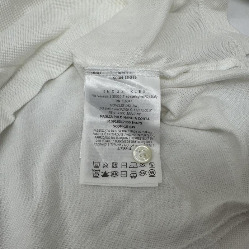 モンクレール MONCLER ポロシャツ 半袖 MAGLIA POLO MANICA CORTA ロゴ ワッペン ポロシャツ B10918317900 S 白 / ホワイト / white メンズ USED 古着 中古 50167038