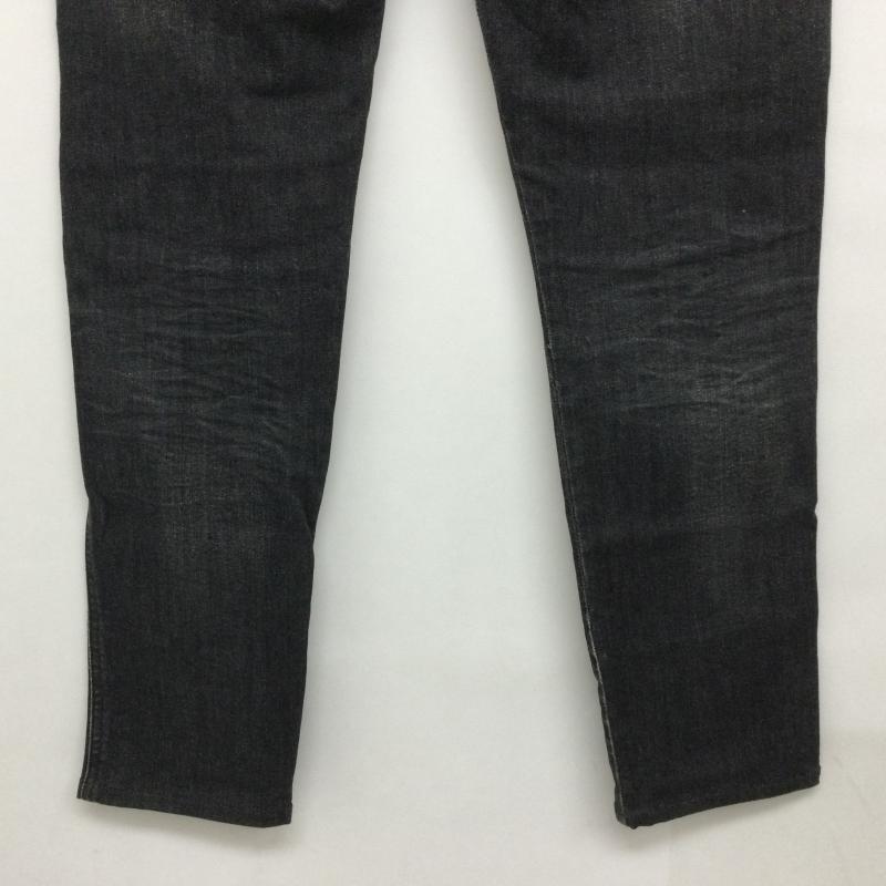 リプレイ REPLAY パンツ デニム、ジーンズ ANBASS SLIM FIT ストレッチ ブラックジーンズ ダメージ加工デニムパンツ 28インチ 28インチ 無地 黒 / ブラック / black メンズ USED 古着 中古 50167043