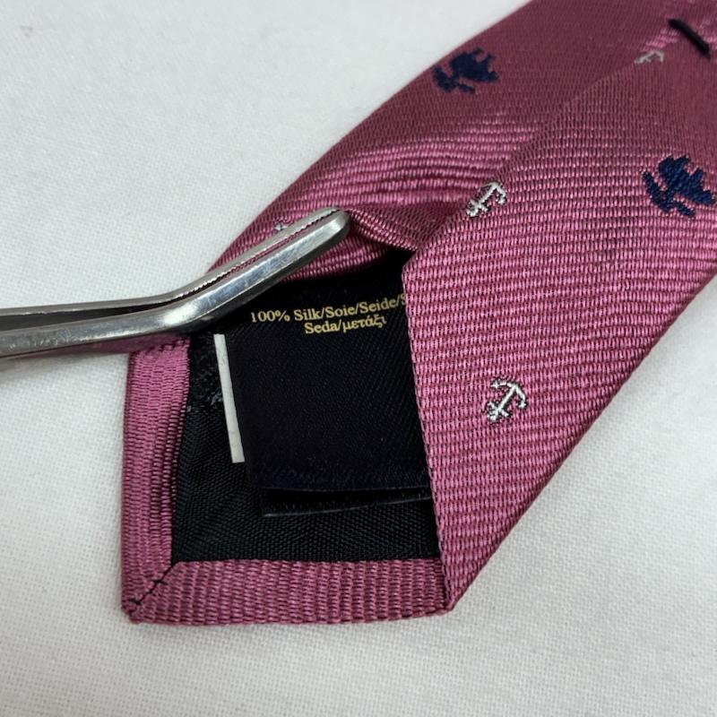 ブルックス ブラザーズ BROOKS BROTHERS ネクタイ ネクタイ USA製 アンカー ゴールデンフリース ロゴ シルク ネクタイ - メンズ USED 古着 中古 50167044