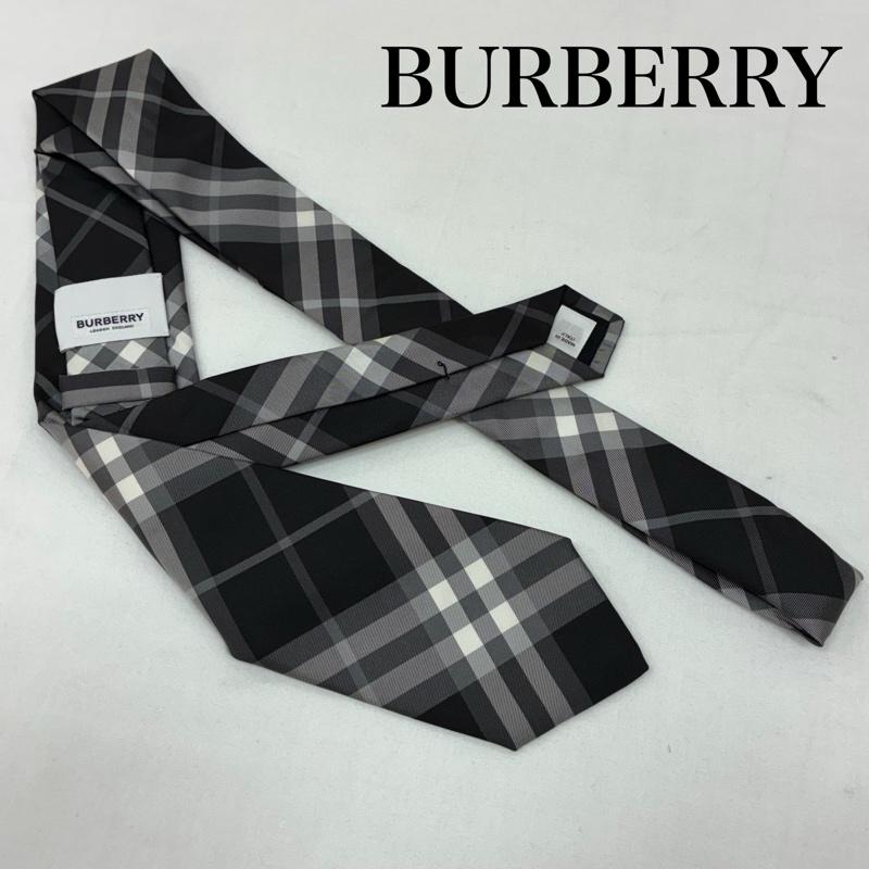 バーバリー BURBERRY ネクタイ ネクタイ イタリア製 チェック シルク ネクタイ ITACHPIN9CAS - メンズ USED 古着 中古 50167046