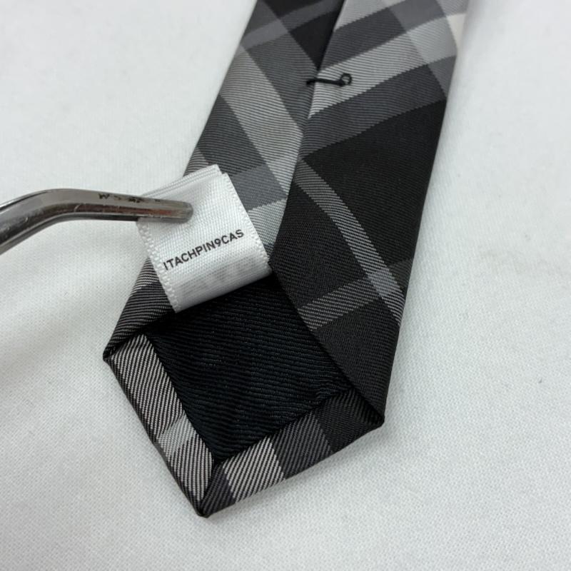 バーバリー BURBERRY ネクタイ ネクタイ イタリア製 チェック シルク ネクタイ ITACHPIN9CAS - メンズ USED 古着 中古 50167046