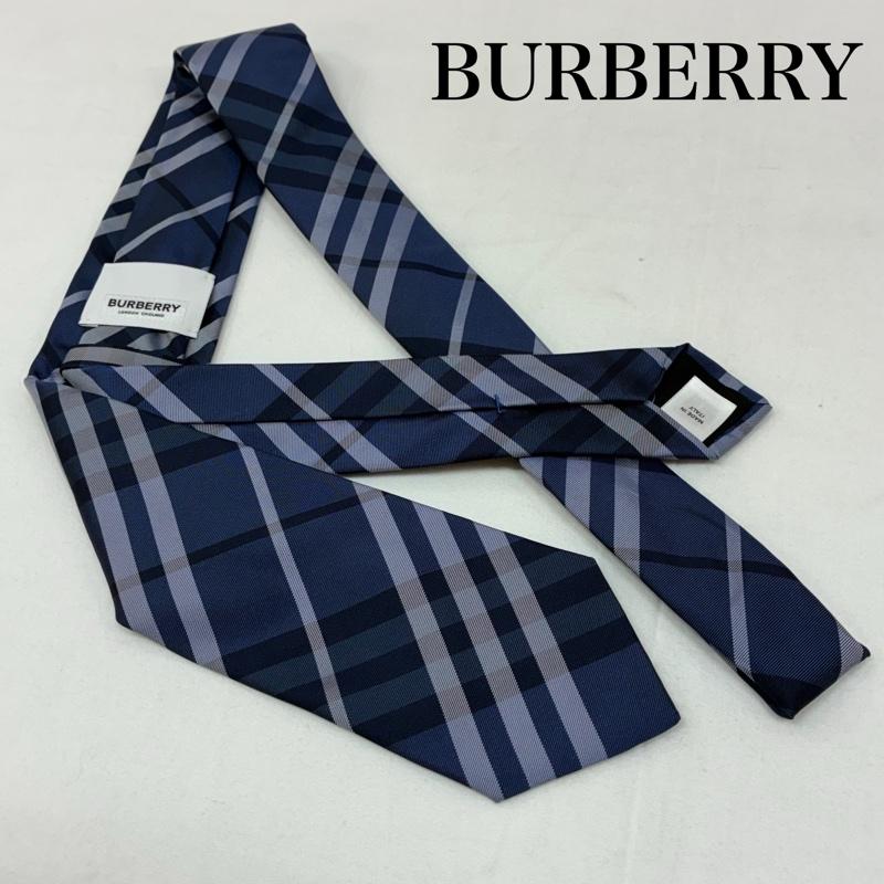 バーバリー BURBERRY ネクタイ ネクタイ イタリア製 チェック シルク ネクタイ ITACHPIN9CAS - メンズ USED 古着 中古 50167047