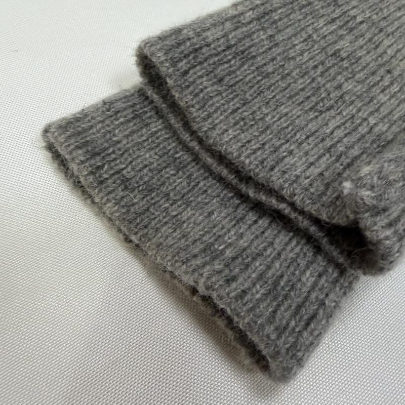 古着 USED ニット、セーター 長袖 SO エスオー ワイドシルエットニットプルオーバー 切替 FREE 無地 灰 / グレー / gray レディース USED 古着 中古 50167050