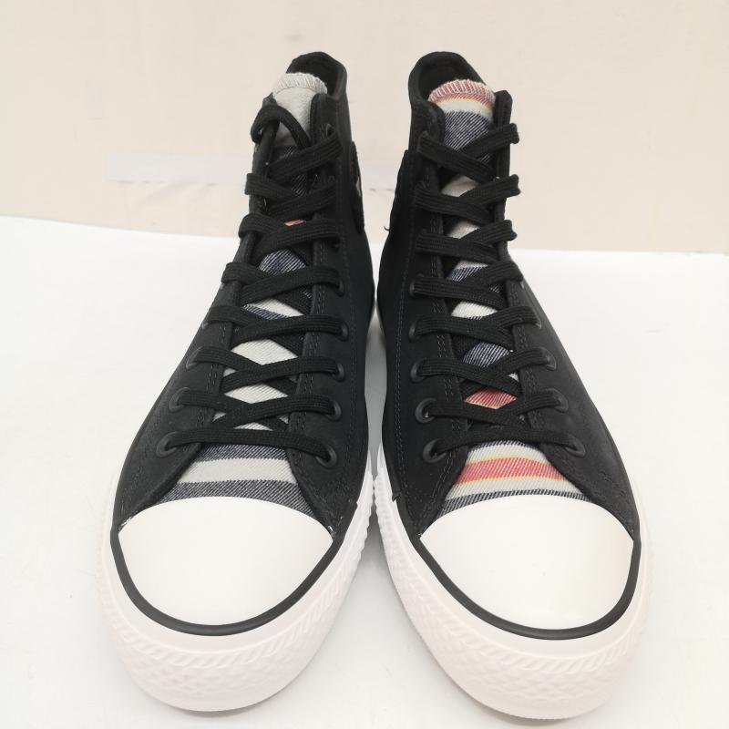 コンバース CONVERSE スニーカー スニーカー 153490C CONS CTAS PRO BLANKET STRIPE ブランケット ストライプ HI 日本未発売 27.5cm 黒 / ブラック / black メンズ USED 古着 中古 50167056