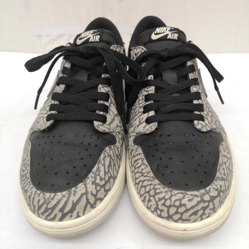 ナイキ NIKE スニーカー スニーカー CZ0790-001 AIR JORDAN 1 RETRO LOW OG エア ジョーダン1 レトロ ロー ブラック セメント 29.0cm 黒 / ブラック / black メンズ USED 古着 中古 50167060