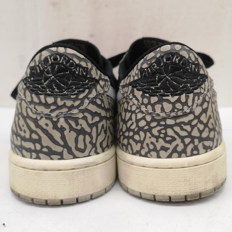 ナイキ NIKE スニーカー スニーカー CZ0790-001 AIR JORDAN 1 RETRO LOW OG エア ジョーダン1 レトロ ロー ブラック セメント 29.0cm 黒 / ブラック / black メンズ USED 古着 中古 50167060