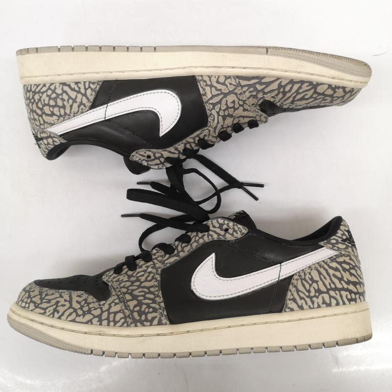 ナイキ NIKE スニーカー スニーカー CZ0790-001 AIR JORDAN 1 RETRO LOW OG エア ジョーダン1 レトロ ロー ブラック セメント 29.0cm 黒 / ブラック / black メンズ USED 古着 中古 50167060