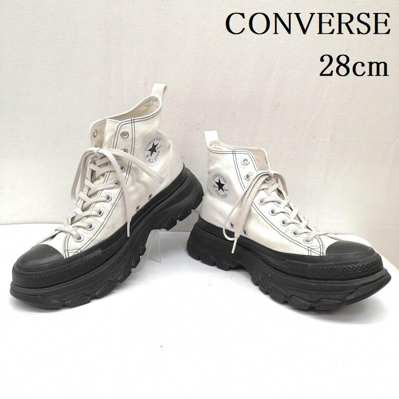 コンバース CONVERSE スニーカー スニーカー 1SD541 ALL STAR TREKWAVE HI オールスター アール トレックウエーブ HI 厚底 28.0cm 白 / ホワイト / white メンズ USED 古着 中古 50167068