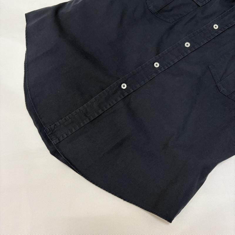 ジュンヤワタナベコムデギャルソン JUNYA WATANABE COMME des GARCONS シャツ、ブラウス 半袖 ミリタリー半袖シャツ エポレット M 無地 紺 / ネイビー / navy メンズ USED 古着 中古 50167069