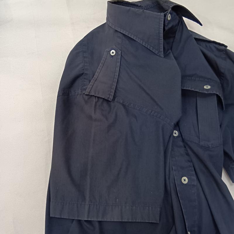 ジュンヤワタナベコムデギャルソン JUNYA WATANABE COMME des GARCONS シャツ、ブラウス 半袖 ミリタリー半袖シャツ エポレット M 無地 紺 / ネイビー / navy メンズ USED 古着 中古 50167069