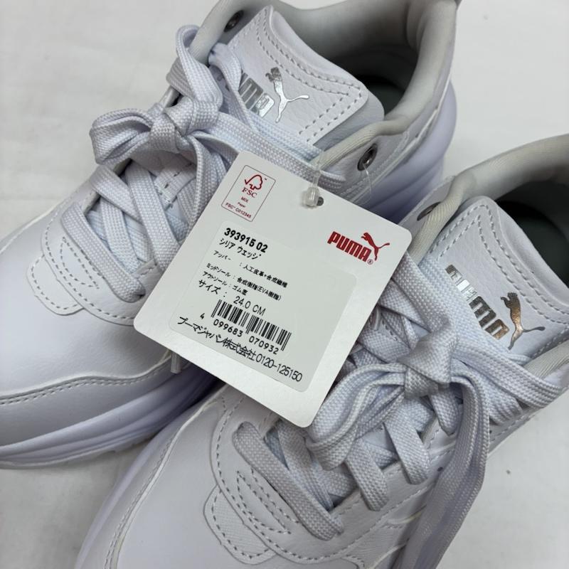 プーマ PUMA スニーカー スニーカー CILIA WEDGE シリア ウェッジ 393915 厚底 スニーカー 24.0cm レディース USED 古着 中古 50167072