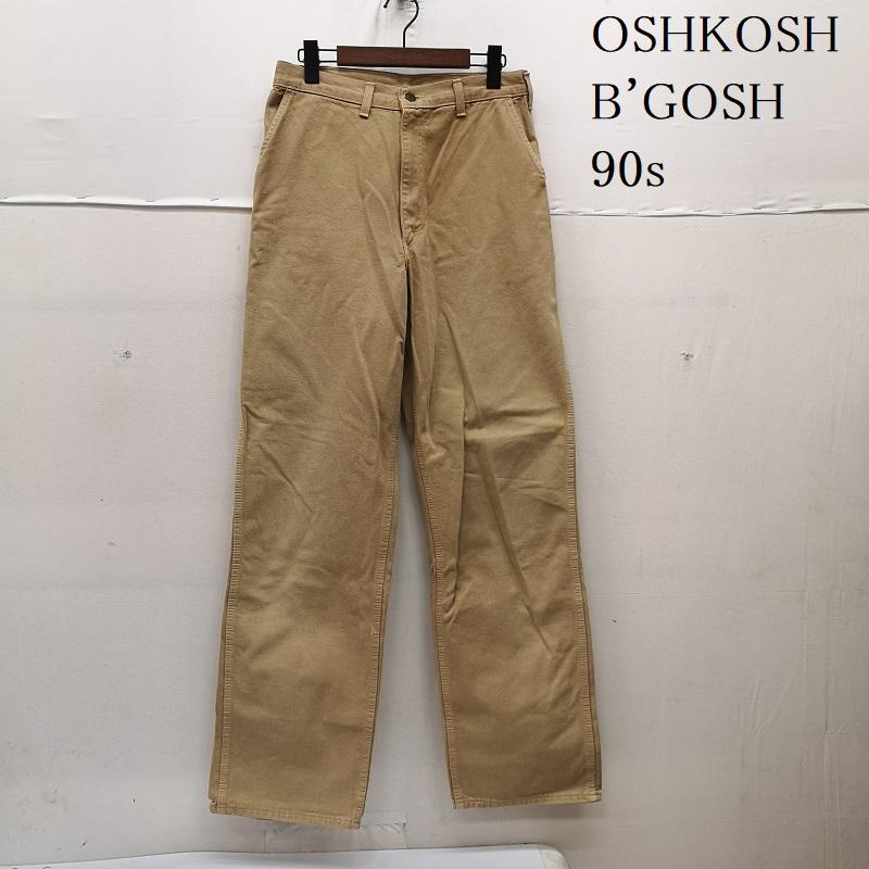 オシュコシュビゴッシュ OSHKOSHB GOSH パンツ ワークパンツ、ペインターパンツ 90s 400-1 001 42 TALON ペインター パンツ 32インチ メンズ USED 古着 中古 50167074