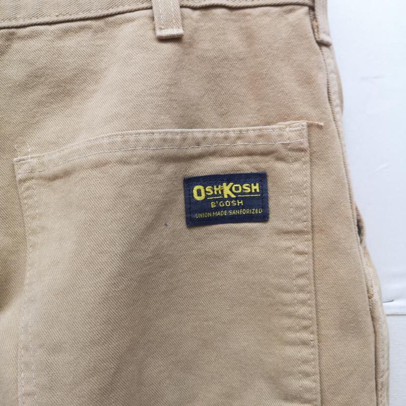 オシュコシュビゴッシュ OSHKOSHB GOSH パンツ ワークパンツ、ペインターパンツ 90s 400-1 001 42 TALON ペインター パンツ 32インチ メンズ USED 古着 中古 50167074