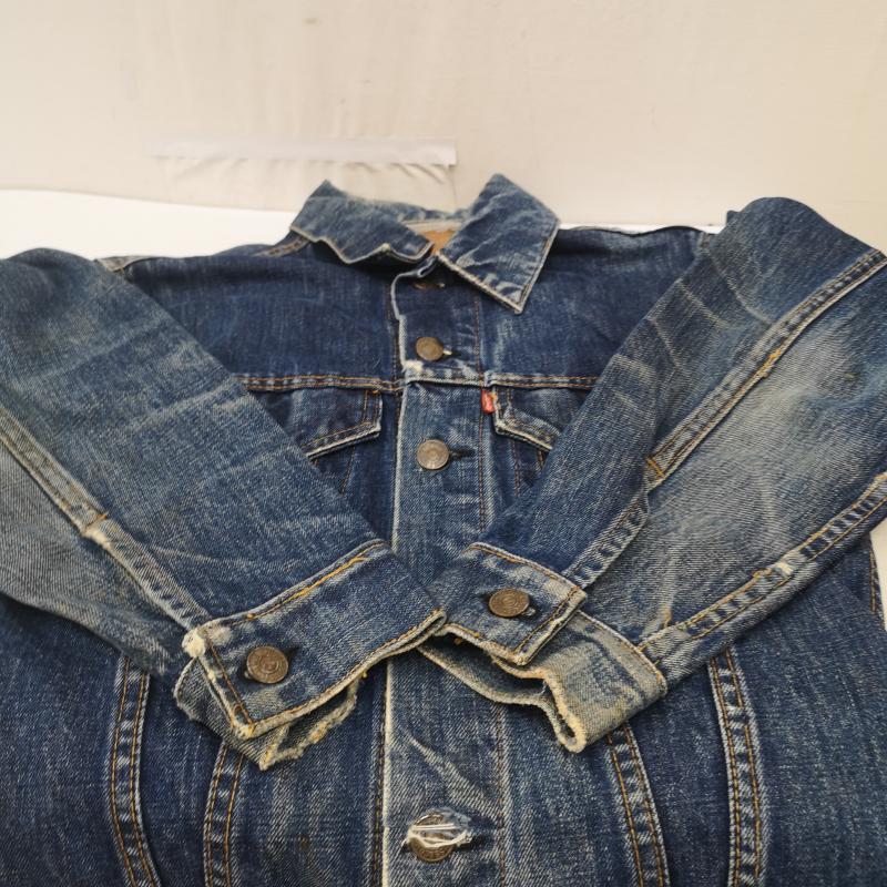 リーバイス Levi s ジャケット、上着 ジャンパー、ブルゾン 60s 70s 70505 4th デニム ジャケット ビッグ BIG E 刻印 525 不均等 V USA製 インディゴ / インディゴ / Indigo メンズ USED 古着 中古 50167081