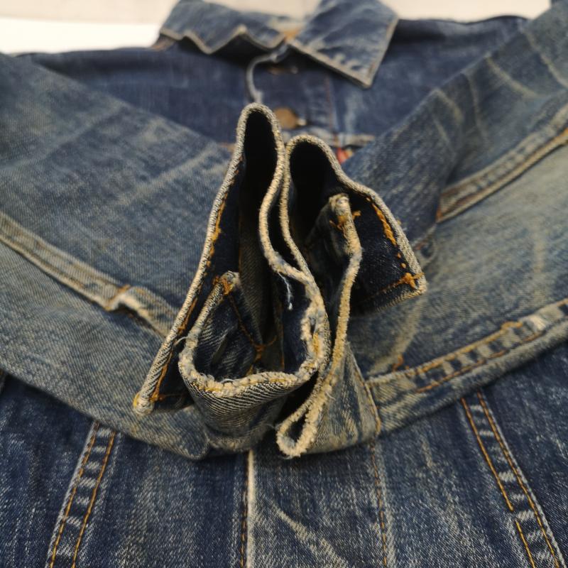 リーバイス Levi s ジャケット、上着 ジャンパー、ブルゾン 60s 70s 70505 4th デニム ジャケット ビッグ BIG E 刻印 525 不均等 V USA製 インディゴ / インディゴ / Indigo メンズ USED 古着 中古 50167081