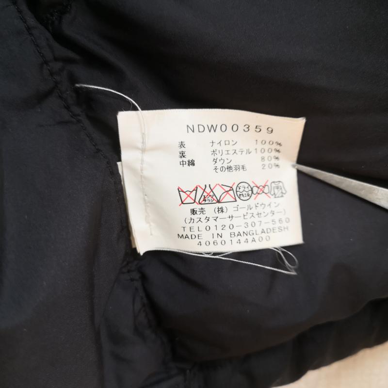 ザノースフェイス THE NORTH FACE ジャケット、上着 ダウンベスト ヌプシ 700フィル リップストップ ダウンベスト NDW00359 M 黒 / ブラック / black レディース USED 古着 中古 50167083