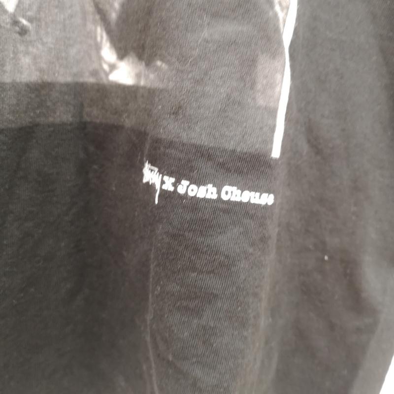 ステューシー STUSSY Tシャツ 半袖 00s OLD Josh Cheuse OASIS Liam Gallagher フォト プリント Tシャツ M 黒 / ブラック / black メンズ USED 古着 中古 50167088